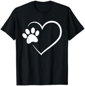 Cuore di zampa di cane - Regalo amante dei cani per mamme dei cani Maglietta