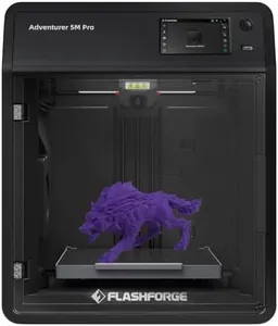 FLASHFORGE Adventurer 5M Pro 3D Printer, 600mm/s High-Speed, FDM 3D Printer Auto Leveling with 280°C Quick Detachable Nozzle, Core XY Structure, Dual Filtration System, Print Size 220x220x220mm