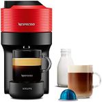 Nespresso Vertuo Pop Coffee Pod Machine by Krups, XN920540, Spicy Red