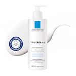 La Roche Posay Face Wash, Toleriane Dermo Cleanser, Formulated with Glycerin to Calm Irritated Skin, Gently Cleanses & Removes Makeup. Suitable for Sensitive Skin. Dermatologist Recommended, 400mL