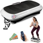 LifePro Vibration Plate Exercise Machine - Whole Body Workout Vibration Fitness Platform w/ Loop Bands - Home Training Equipment