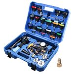 BOOMSTART 28Pcs Universal Radiator Pressure Tester and Car Vacuum Cooling System Tester Tool Kit Applicable for Audi for VW for BMW