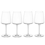 Bormioli Rocco 365751GRB021462 Planeo 12.75 oz. White Wine Glasses, Clear, Set of 4