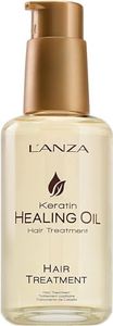 L'ANZA Keratin Healing Oil Hair Treatment (180 ml), Regenerates, Revives & Nourishes Dry, Damaged Hair & Scalp, with Restorative Phyto IV Complex, Proteins and Triple UV Protection