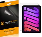 Supershieldz (3 Pack) Designed for iPad Mini (A17 Pro, 2024, 7th Generation) / iPad Mini 6 (2021, 6th Generation) 8.3-Inch Screen Protector, High Definition Clear Shield (PET)