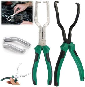 Electrical Disconnect Pliers, 2024 Upgrade Electrical Connector Disconnect Pliers Automotive Electrical Connector Disconnect Pliers Long Spark Plug Removal Pliers Universal Pipe Clip Repair Tool