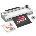 Laminator Machine 11X17 with 70 Letter Size Laminating Sheets for A3/A4/A6, 13Inch Wide Thermal Hot&Cold Lamination laminated 3-5mil for Office Home School Teacher Use,With Paper Cutter,Corner Rounder