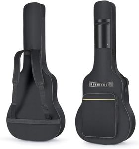 Full Size Acoustic Guitar case acoustic guitar bag Waterproof Padded Guitar Cover Classical Guitar Bag acoustic guitar gig bag, Protective Backpack Carry Case Holder 40 41 Inches” Shoulder Straps
