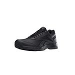 Reebok Men's WORK N CUSHION 4.0 Athletic Shoe, Black/Grey/Black, 12 M US