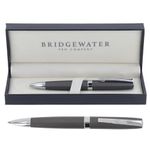 Bridgewater Pen Company Executive Ball Point Pen Collection, Boxed & Sleeved (Hereford, Chrome)