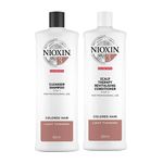 Nioxin DUO System 3 Cleanser Shampoo 1000ml & System 3 Scalp Therapy Revitalizing Conditioner 1000ml