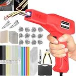 150W Plastic Welding Kit&Plastic Welder,2 in1 Plastic Welder Gun Soldering Kit,Hot Stapler Plastic Welding Car Bumper Repair Kit with 64pcs Plastic Welding Rods&800pcs Staples for Plastic Crack Repair