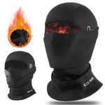 VDYXEW Balaclava Motorcycle Ski Mask, Thermal Face Mask for Men Women, Windproof & Breathable, Cold Weather Gear for Motorbike Skiing Cycling Helmet (Polyester, Men)