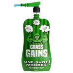 Grass Gains One Shot Wonder Lawn Feed + Applicator with Hose Connection, Easy Spray Organic Grass Fertiliser, Greens Up Your Lawn In 24 Hrs, Fast Acting Lawn Care, Child & Pet Safe Grass Feed 1L