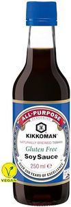Kikkoman Naturally Brewed Tamari Gluten-free Soy Sauce 250 ml (Pack of 6)