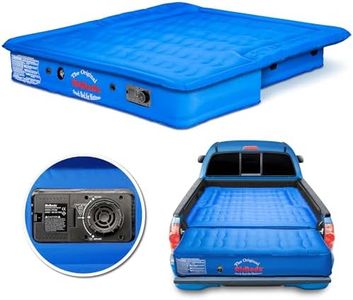 PITTMAN OUTDOORS PPI-105 AirBedz Original Truck Bed Air Mattress for 5'-5.5 Mid-Size Short Truck Beds with Tailgate Mattress, Blue