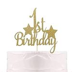 1st Birthday Cake Topper - First Bi