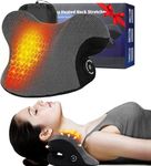 Wireless Heated Neck Stretcher for Pain Relief, Portable Cordless Neck Shoulder Cervical Traction Device with Graphene Heating Pad Magnetic Therapy Relaxer