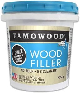 FamoWood 40022144 Latex Wood Filler - Pint, White