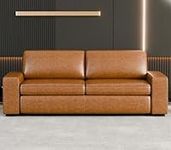 ELUCHANG 85" Faux Leather Sofa Couc