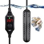 Sgizoku 100W Aquarium Heater - Fish Tank Heater with Over-Temperature Protection and Automatic Power-Off When Leaving Water - Use for 40-100L Saltwater and Freshwater Aquarium (100W)