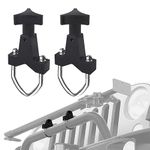 Southern Powersports High Lift Jack Mount, Attaches High Lift Jacks onto 1-inch to 2.5-inch Round or Square Tubing, Includes 3 U-Bolt Sizes, Black Powder Coated