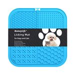 MateeyLife Licking Mats for Dogs and Cats, Premium Lick Pad with Suction Cups for Dog Anxiety Relief, Dog Puzzle Enrichment Toys for Boredom Reducer, Dog Food Mat Perfect for Bathing Grooming