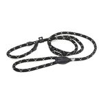 Julius-K9 IDC Retriever Leash with Training Collar, 12 mm x 2 m, Fluorescent Black