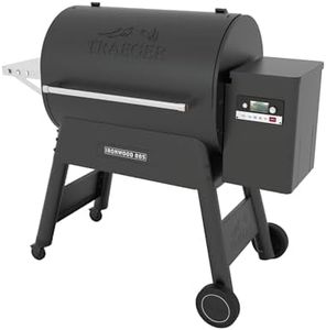 Traeger Ironwood 885 Wood Pellet Grill and Smoker, WiFi Pellet Smoker Grill with Super Smoke Mode, D2 Controller, Large 885 sq. in. Cooking Area, Outdoor BBQ Electric Pellet Smoker