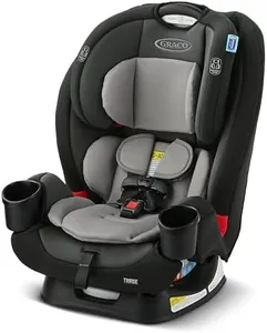 Graco TriRide 3-in-1 Convertible Car Seat - Highback Booster, Forward & Rear Facing modes, Suitable from Newborn to Preschooler, Perfect for Long Journeys in Redmond Color