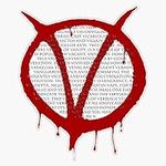 V for Vendetta Sticker Vinyl Bumper