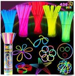 JOYIN 436 Pcs Glow Sticks Bulk Part