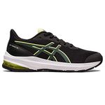 ASICS GT-1000 12 GS Sneaker, BLACK/RAIN FOREST, 3 UK