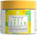 Pursonic Anti Cellulite & Muscle Relaxation Hot Cream, Diminish the Appearance Of Varicose Veins, Improves Skin Texture & Tightness, Softens & Hydrates. Made With All Natural Ingredients