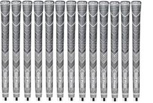 Set of 13 NEW Golf Pride MCC Plus4 Grips, Gray, Midsize