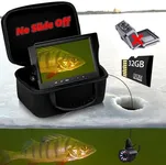 FishPRO Underwater Fishing Camera DVR w/Bracket - 7 inch Ice Fishing Camera Underwater w/ 12pcs+12pcs Filling Light, 32GB Card, 1200TVL Fish Finder for Lake Kayak Ice Fishing, 15m/49ft