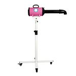 Flying Pig High Velocity Dog Pet Stand Grooming Dryer w/Variable Air Speed & Heat (Pink)