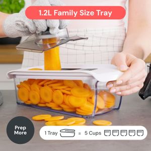 Fullstar 6-in-1 Mandoline Slicer – Adjustable Vegetable Cutter