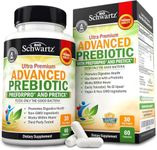 Prebiotics for Advanced Gut Health - Immune System Support & Dietary Fiber - Fuels Good Bacteria Growth to Promote Digestive Health - Gas & Digestion Support - Probiotics for Men & Women - 60 Capsules