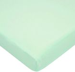 American Baby Company 100% Cotton Value Jersey Knit Fitted Portable/Mini-Crib Sheet, Mint