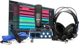 PreSonus AudioBox 96 Studio - USB, Audio Interface, Bundle For Recording and Production, with Microphone, Headphones & Software