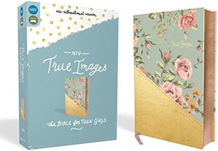 NIV, True Images Bible, Leathersoft, Teal/Gold: The Bible for Teen Girls