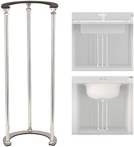 IRONWALLS Undermount Sink Brackets Stainless Steel, 15.7” to 27.5” Adjustable Under Sink Support Brackets, Bathroom Kitchen Sink Support Legs, Sink Repair System