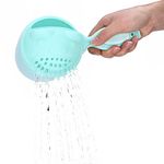 Hztyyier Baby Shampoo Rinse Cup Waterfall Rinser Bath Cup Kid Wash Hair Bathing Flusher Protection Eye for Kids(Green)