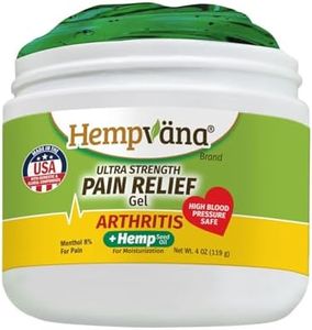Hempvana Arthritis Pain Relief Gel, Ultra-Strength for Arthritis in Muscles & Joints. Enriched with Hemp Seed Oil, AS SEEN ON TV. Non-Greasy. Targeted Long-Lasting Relief. Works Fast, 3 Oz.