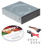 Lite-On Super AllWrite IHAS124-04-KIT 24X DVD+/-RW Dual Layer Burner + Nero 12 Essentials Burning Software + Sata Cable Kit