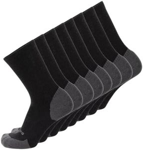 GRIP6 Crew Socks - Merino Wool Socks Made in the USA, Lightweight Wool Hiking Socks, Crew Socks for Men and Women - Cold Weather Gear