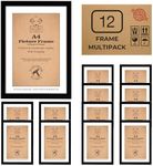 A4 Picture Frames Black - Box of 12