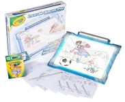 Crayola; Light-up Tracing Pad,Art Tool; Bright LEDs; Easy Tracing with 1 Pencil, 12 Colored Pencils, 10 Blank Sheets, 10 Tracing Sheets,Blue