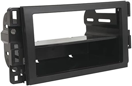 SCOSCHE GM1598AB Single/Double DIN Installation Dash Kit for 2006-Up Chevrolet Impala/Tahoe, black